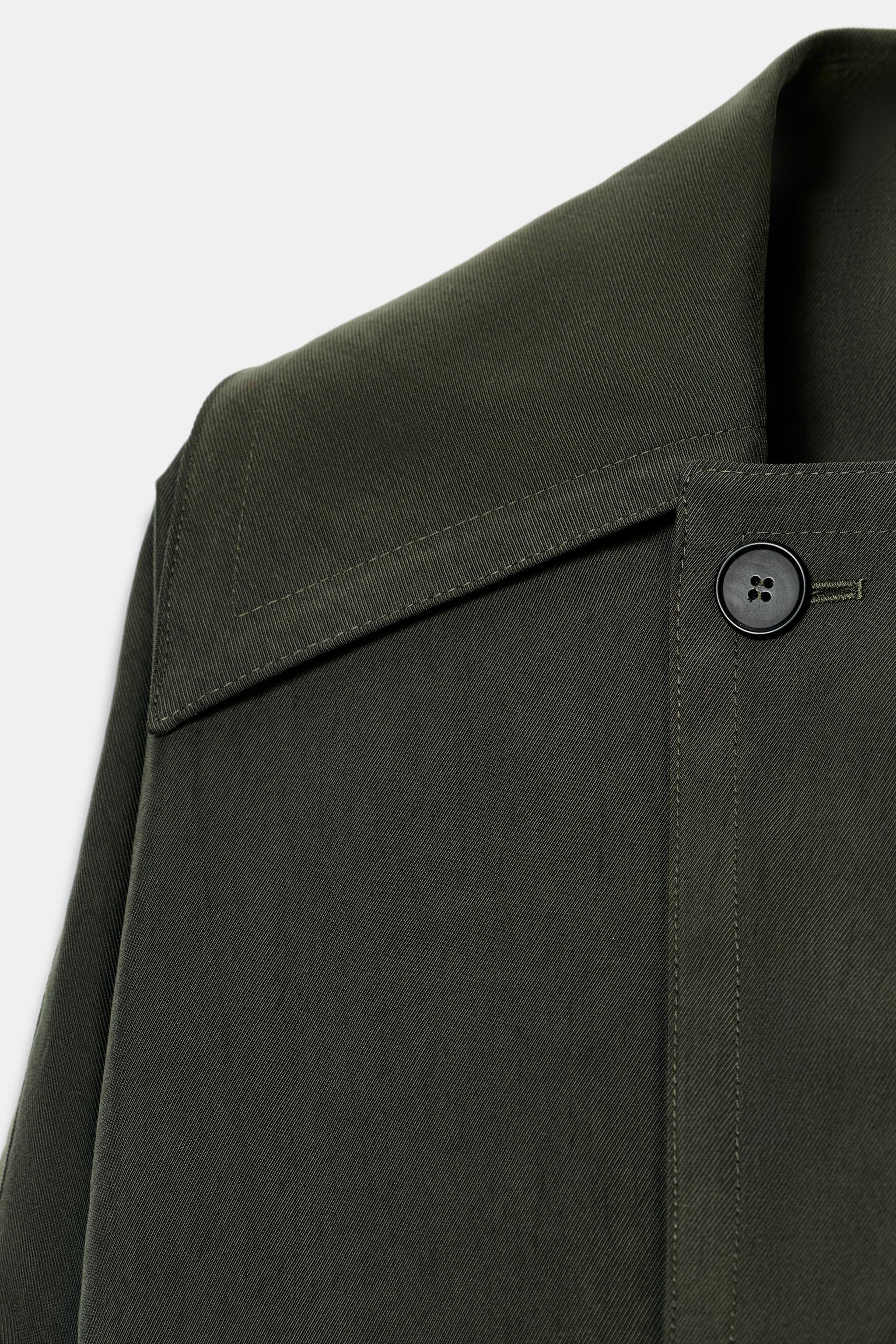 SHORT FLOWY TRENCH COAT ZW COLLECTION